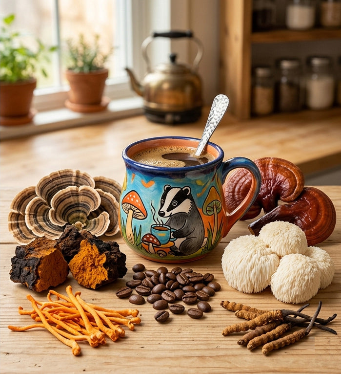 Mushrooms, Salves, Tinctures