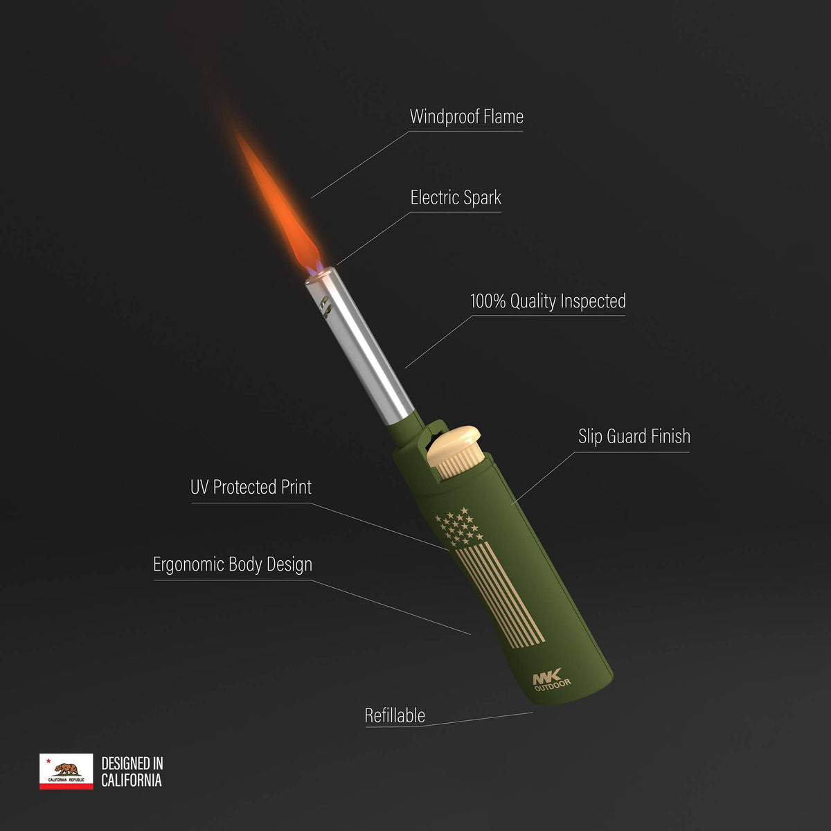 Refillable Outdoor Lighters