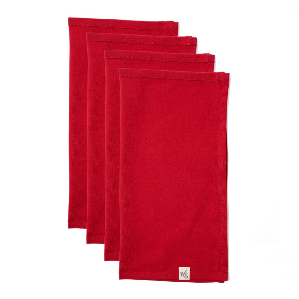 Eco-Friendly Cloth Napkins – Organic Cotton (4-Pack)
