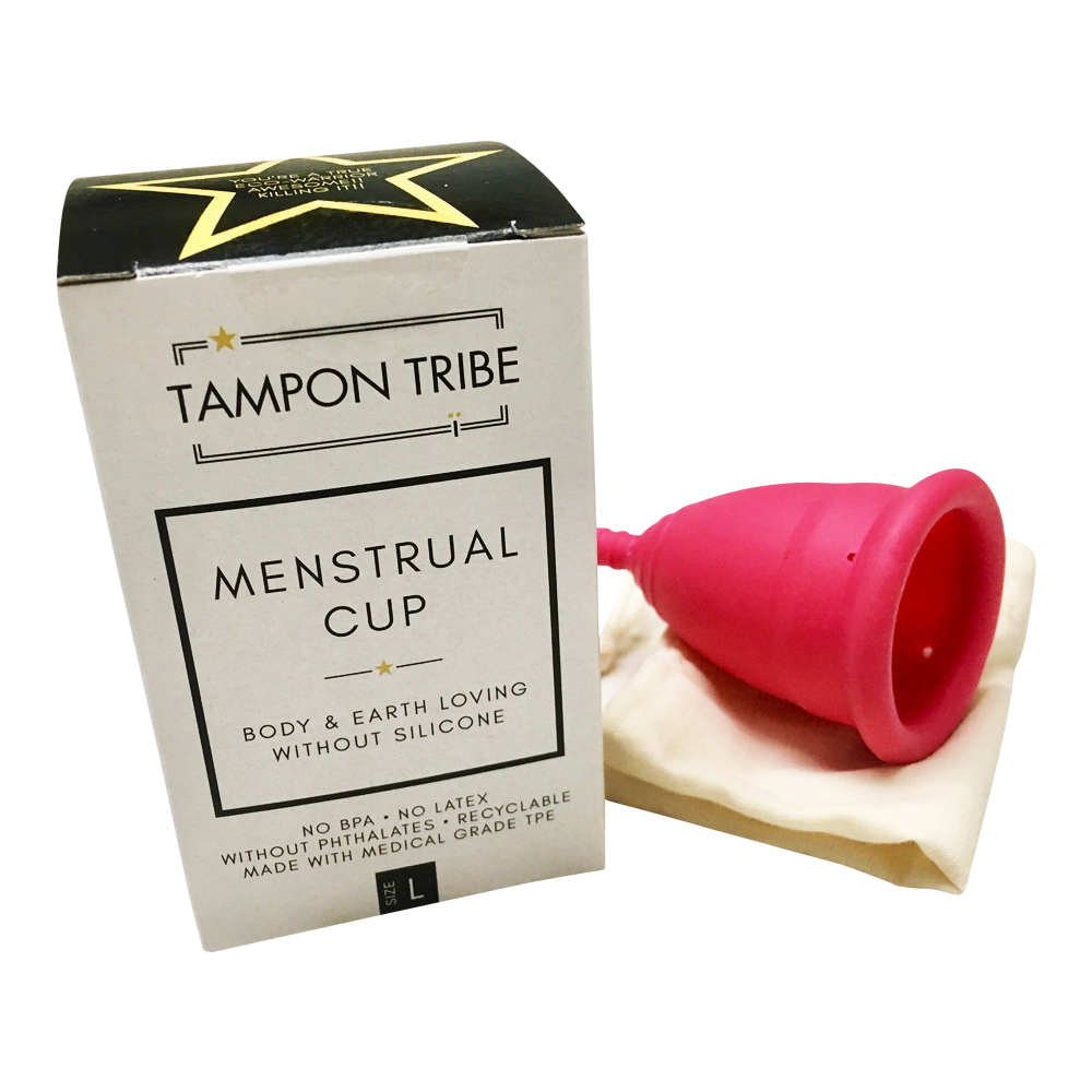 Menstrual Cup – Medium | Silicone-Free Reusable Period Cup | 12-Hour Protection