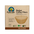 Unbleached 8" Basket Filters