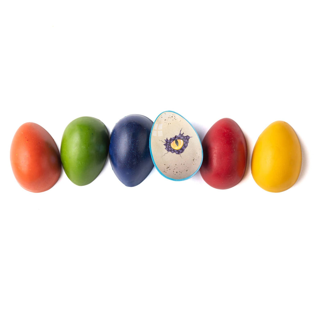 Dinosaur Eggs Beeswax Crayons Set of 6