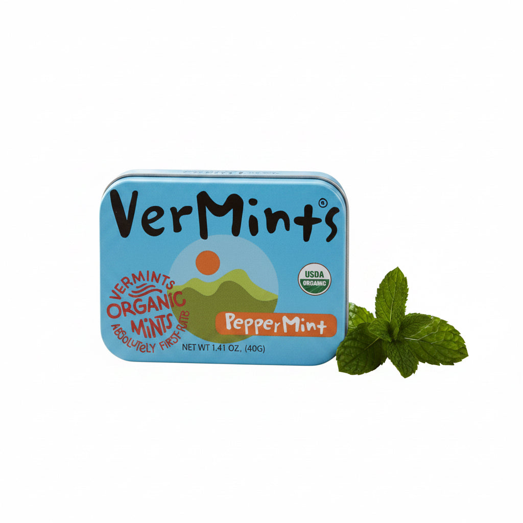 VERMINTS: All Natural Breath Mint Peppermint, 1.41 oz