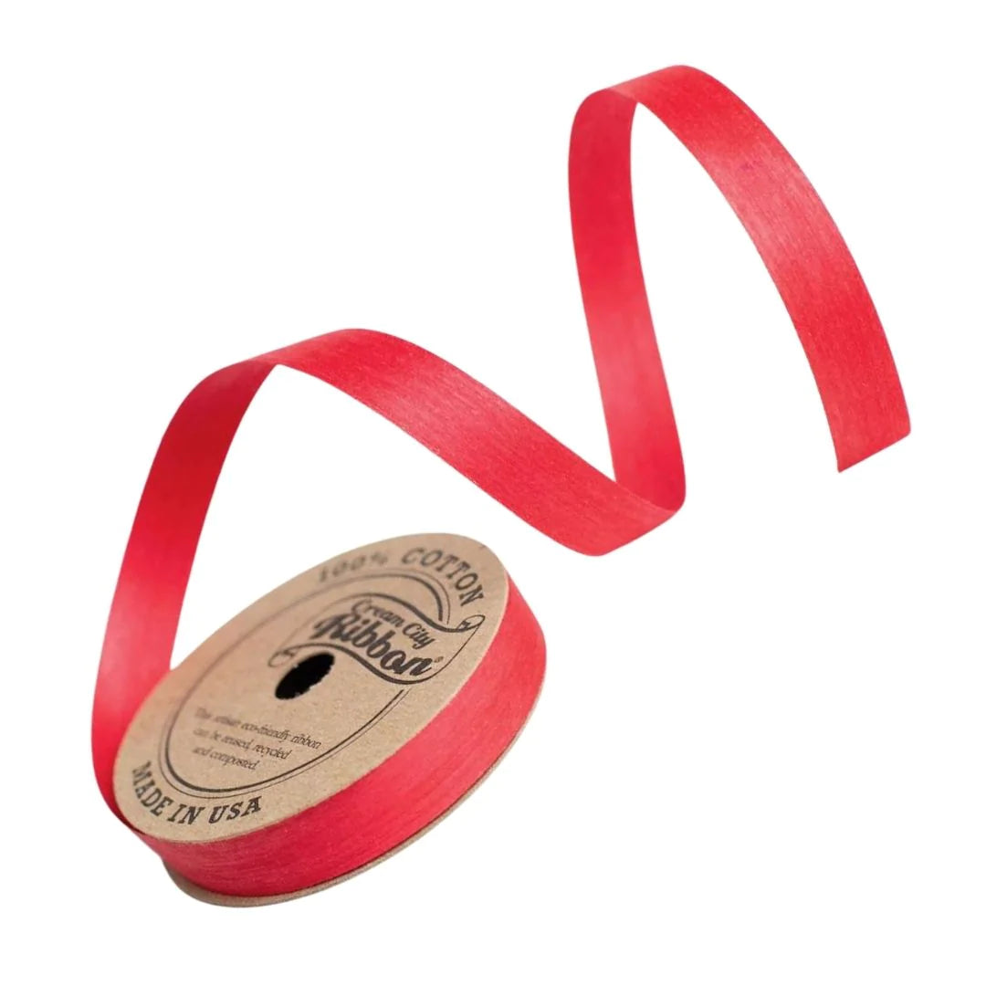 Natural Cotton Curling Ribbon – Compostable & Plastic-Free Gift Wrap Ribbon | Eco-Friendly Gifting