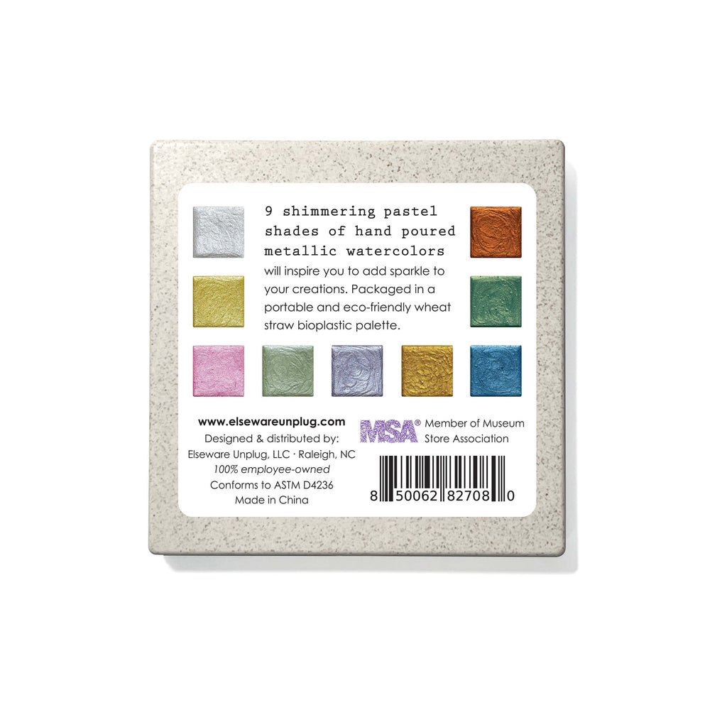 Metallic Watercolors – Wheat Straw Palette