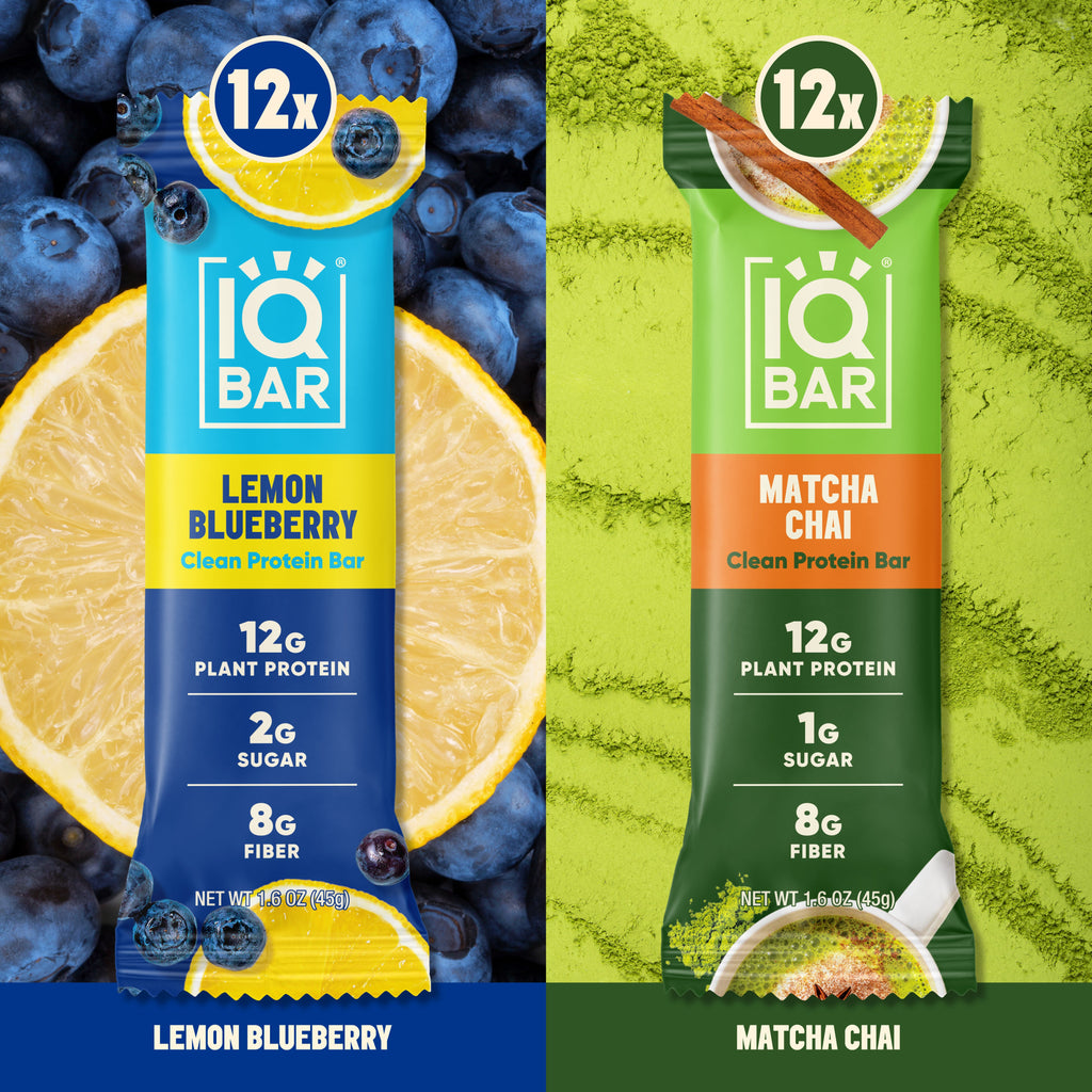 Lemon Blueberry & Matcha Chai (24 Bars)