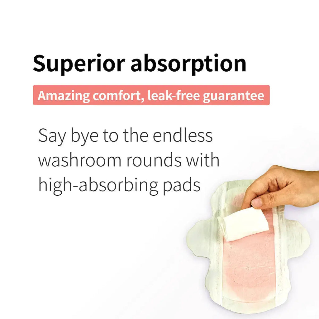 Pure Care Organic Herbal Infused Pads - Overnight