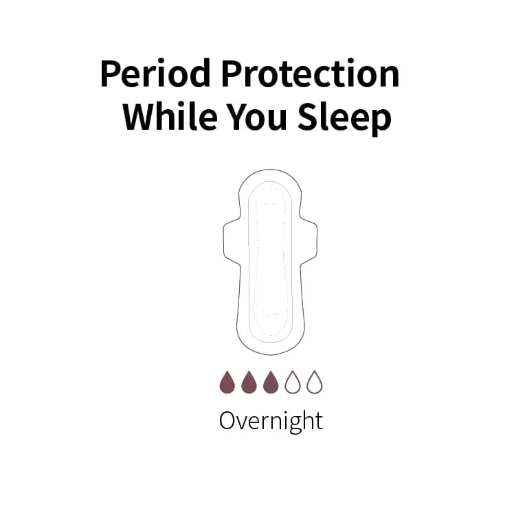 Pure Care Organic Herbal Infused Pads - Overnight