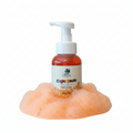 Non-toxic, Colorful Foaming Hand Soap for Kids. Orange Foam. Sweet Orange Scented
